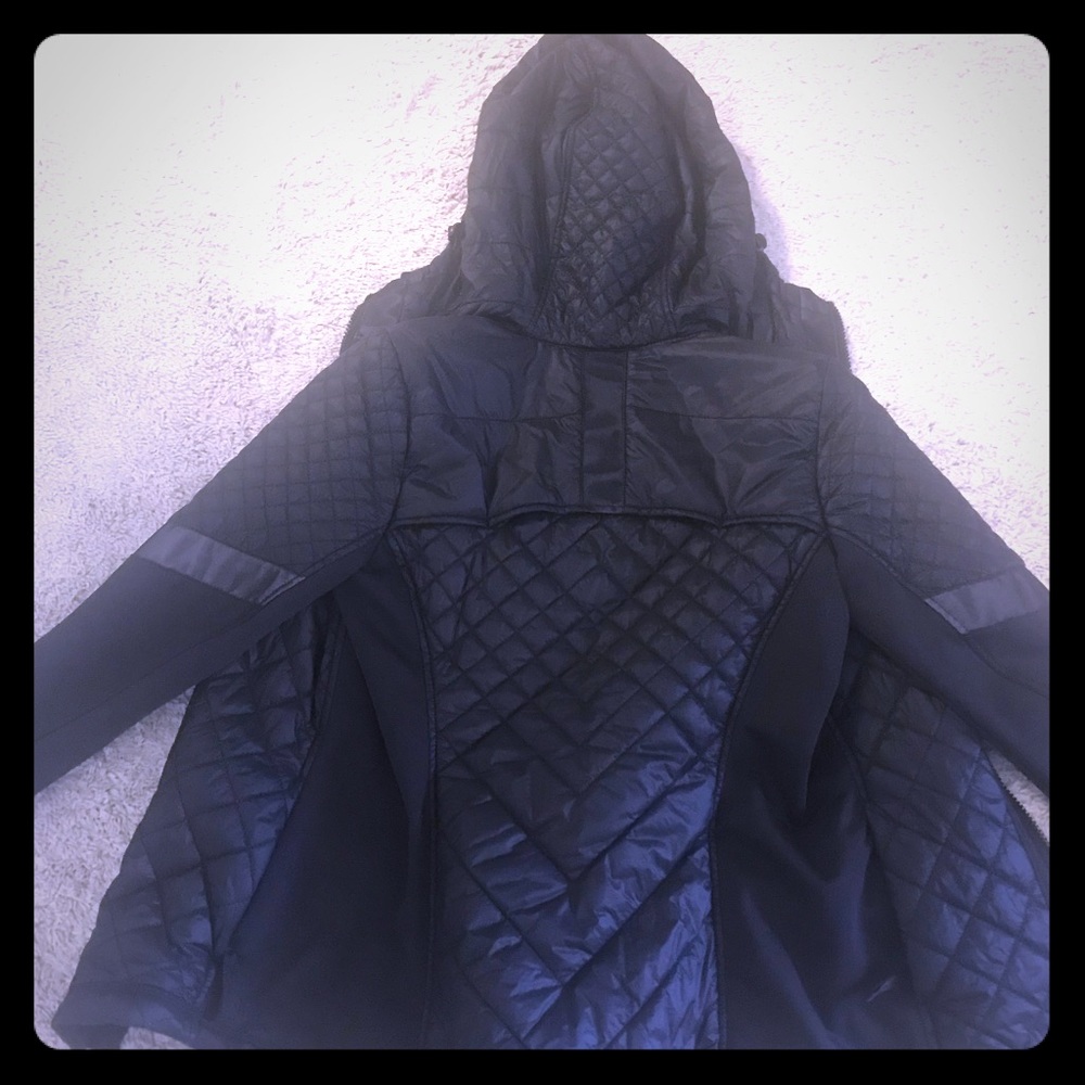 Athleta Hooded Reflective Mid-Weight Jacket